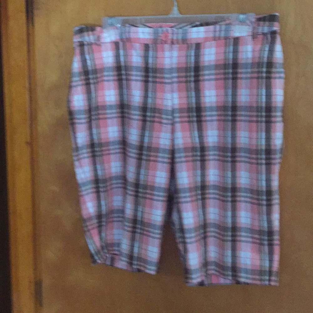 Plaid shorts
